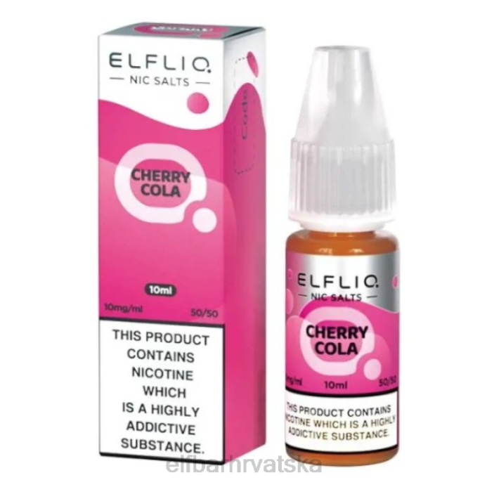 Elf Bar 1500 - ELFBAR elfliq nic soli - cherry cola - 10ml-20 mg/ml 8D4H197