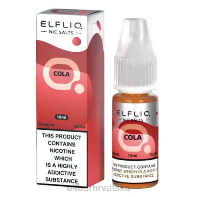 Elf Bar 5000 - ELFBAR elfliq nic soli - cola - 10ml-5mg 8D4H193