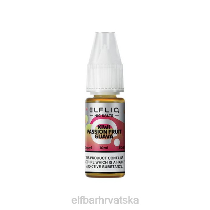 Elf Bar Punjenje - ELFBAR elfliq kivi marakuje guava nične soli - 10 ml-10 mg/ml 8D4H209