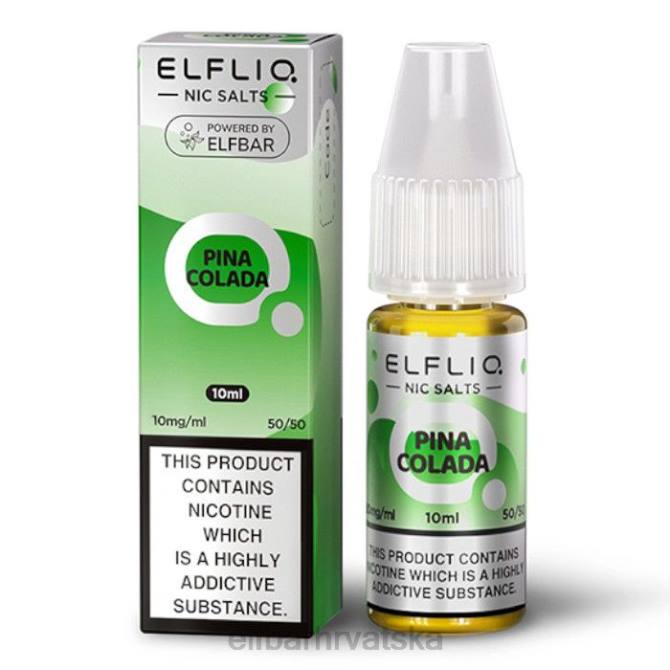 elfbar elfliq nikakve soli - pina colada - 10 ml-10 mg/ml X444175