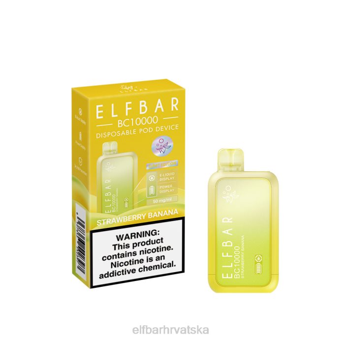 Elf Bar 1500 - ELFBAR jednokratni vape novi bc10000 10000puffs 8D4H347 jagoda banana