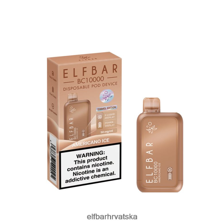 ELFBAR najbolji okus jednokratne vape serije bc10000 ice D420LH3 američki led