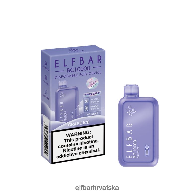 ELFBAR najbolji okus jednokratne vape serije bc10000 ice D420LH6 led od grožđa